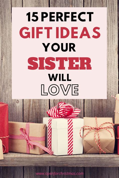 good gifts for sister from brother